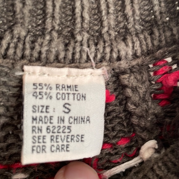 Vintage Fair Isle Pinecone B Moss co Sweater. - Picture 7 of 12